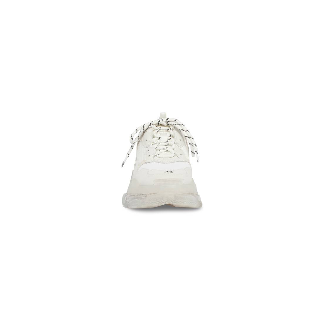 Men’s Triple S Clear Sole Sneaker  in White - Image 2